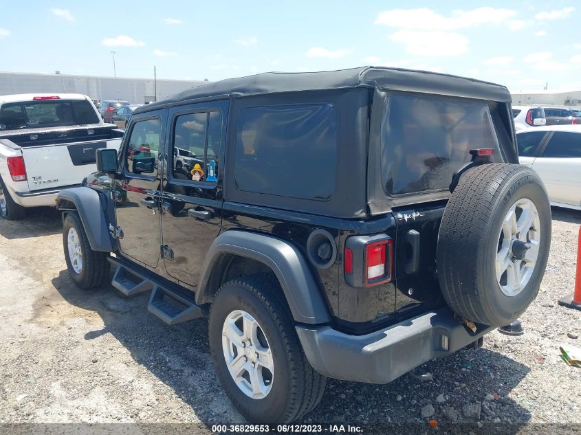 2018 JEEP WRANGLER UNLIMITED SPORT S - 1C4HJXDG7JW166675