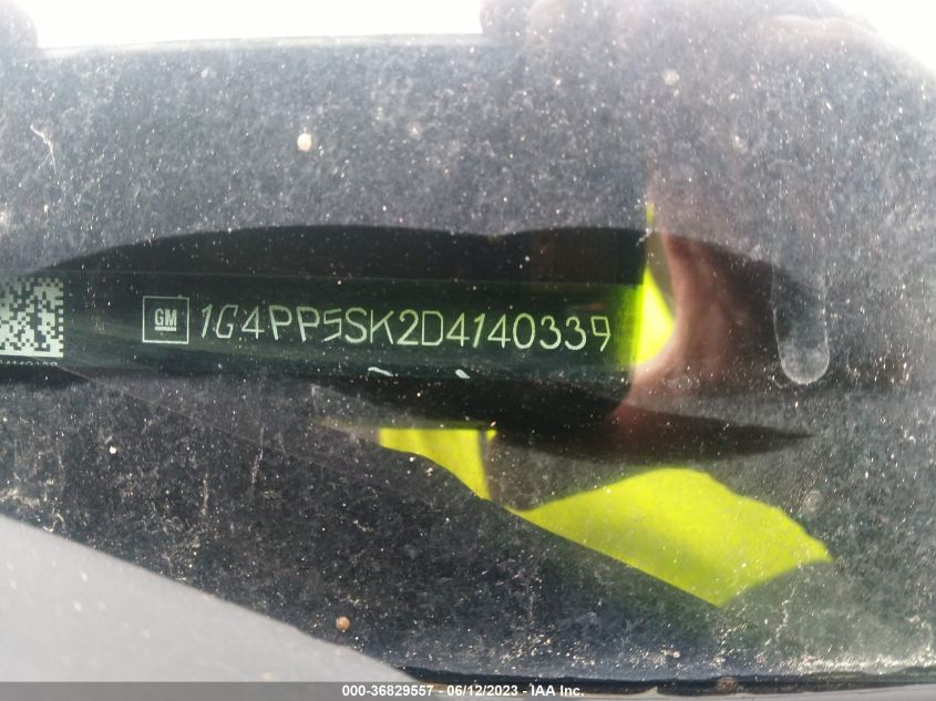 2013 BUICK VERANO - 1G4PP5SK2D4140339