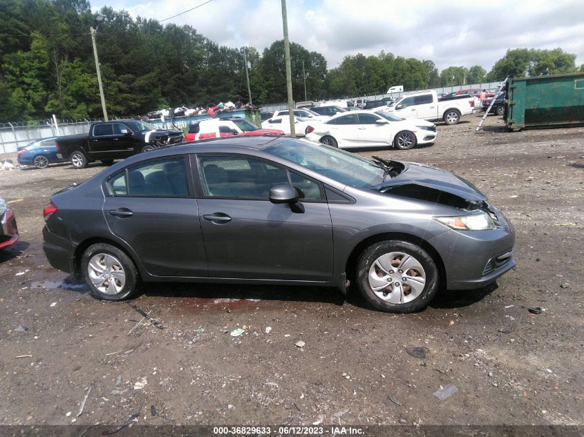 2013 HONDA CIVIC SDN LX - 19XFB2F54DE028142