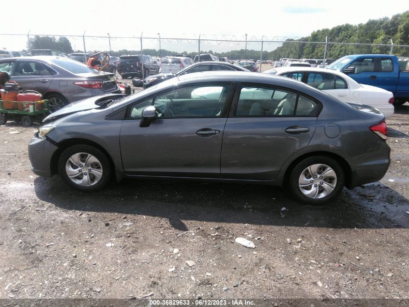 2013 HONDA CIVIC SDN LX - 19XFB2F54DE028142