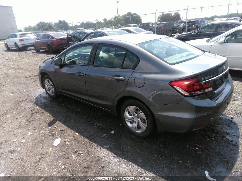 2013 HONDA CIVIC SDN LX - 19XFB2F54DE028142