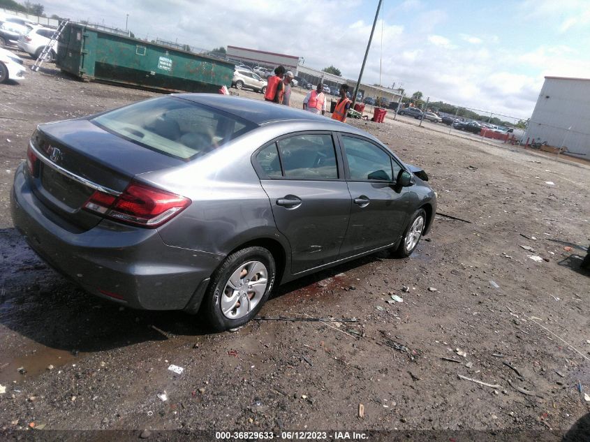 2013 HONDA CIVIC SDN LX - 19XFB2F54DE028142