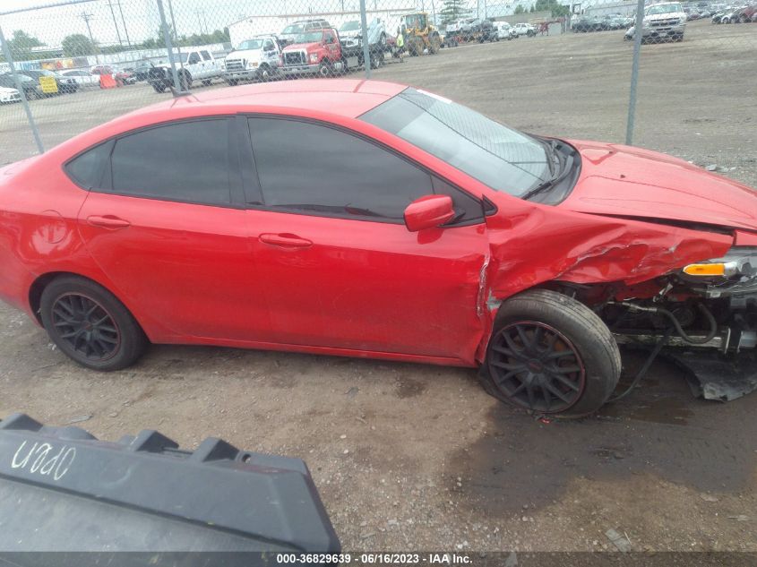 2016 DODGE DART SXT - 1C3CDFBA7GD652549