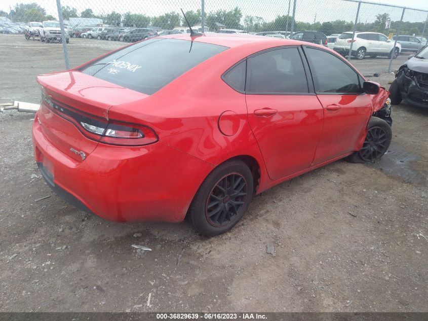 2016 DODGE DART SXT - 1C3CDFBA7GD652549