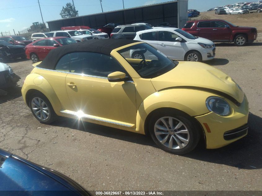 2013 VOLKSWAGEN BEETLE CONVERTIBLE 2.0L TDI 3VW5L7AT0DM823204