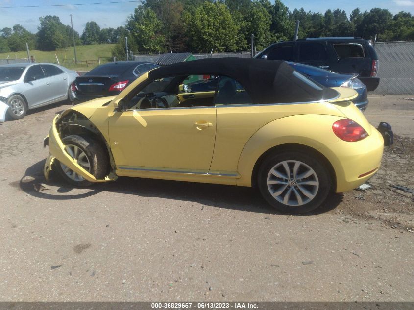2013 VOLKSWAGEN BEETLE CONVERTIBLE 2.0L TDI 3VW5L7AT0DM823204