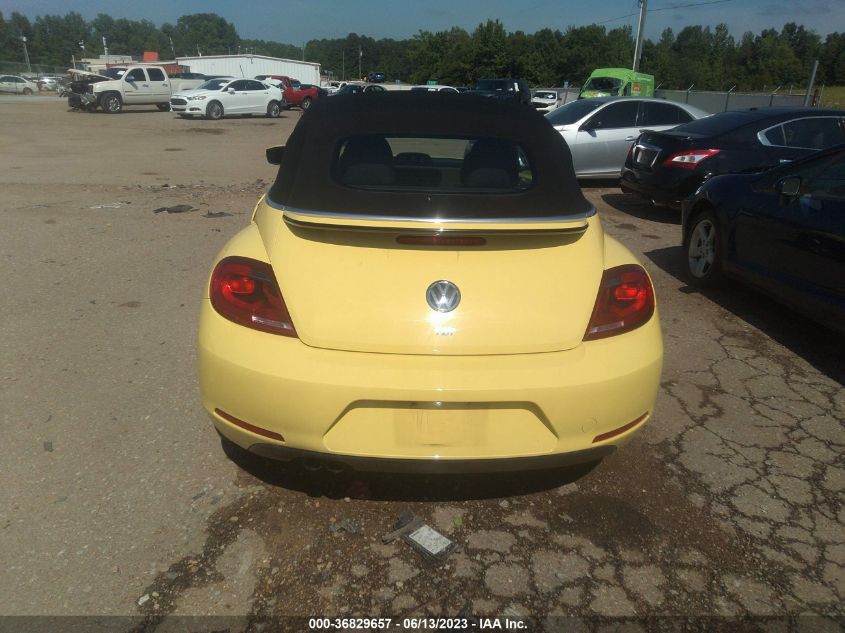 2013 VOLKSWAGEN BEETLE CONVERTIBLE 2.0L TDI 3VW5L7AT0DM823204