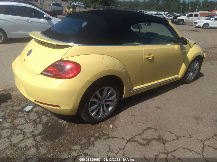 2013 VOLKSWAGEN BEETLE CONVERTIBLE 2.0L TDI 3VW5L7AT0DM823204