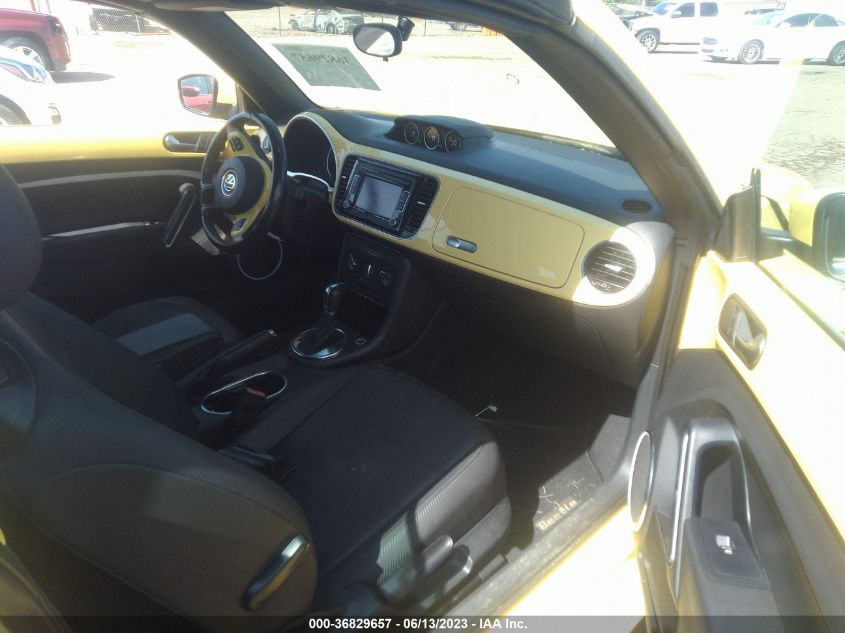 2013 VOLKSWAGEN BEETLE CONVERTIBLE 2.0L TDI 3VW5L7AT0DM823204