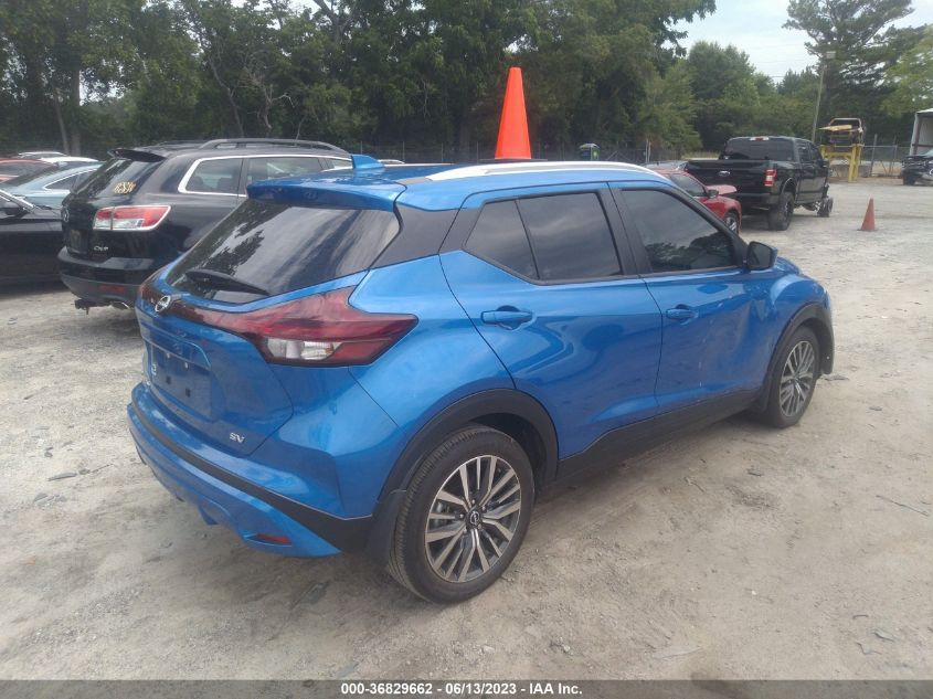 2022 NISSAN KICKS SV - 3N1CP5CV4NL481350