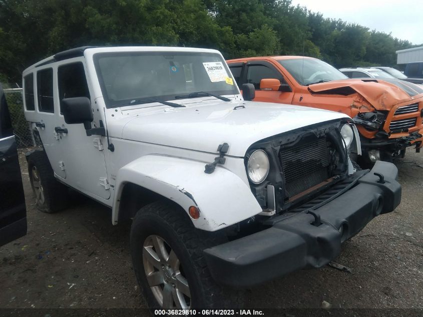 2013 JEEP WRANGLER UNLIMITED SAHARA - 1C4BJWEG4DL706455