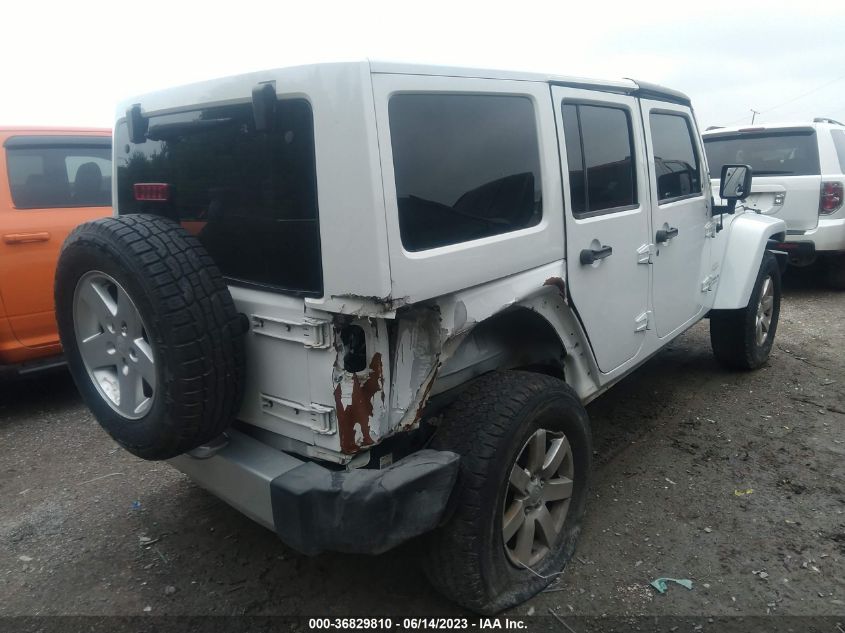 2013 JEEP WRANGLER UNLIMITED SAHARA - 1C4BJWEG4DL706455