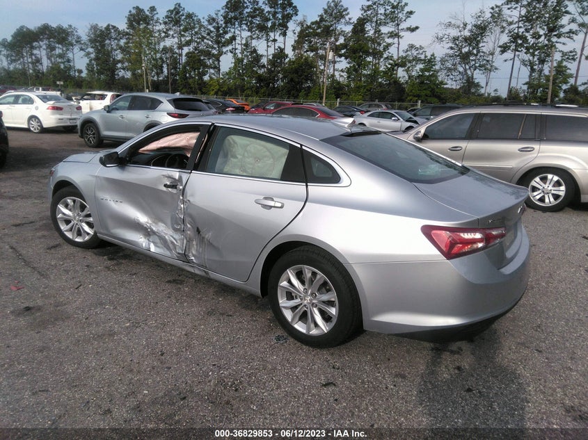 VIN 1G1ZD5ST0MF006408 2021 CHEVROLET MALIBU LT