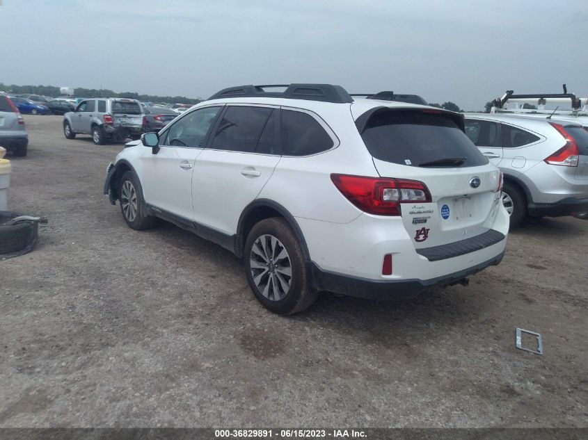 2016 SUBARU OUTBACK 2.5I LIMITED - 4S4BSANC1G3237936