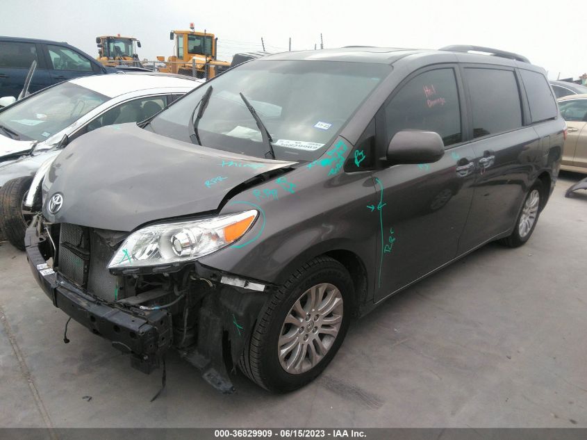 2015 TOYOTA SIENNA XLE/XLE AAS/LTD - 5TDYK3DC3FS672644