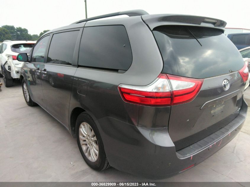2015 TOYOTA SIENNA XLE/XLE AAS/LTD - 5TDYK3DC3FS672644