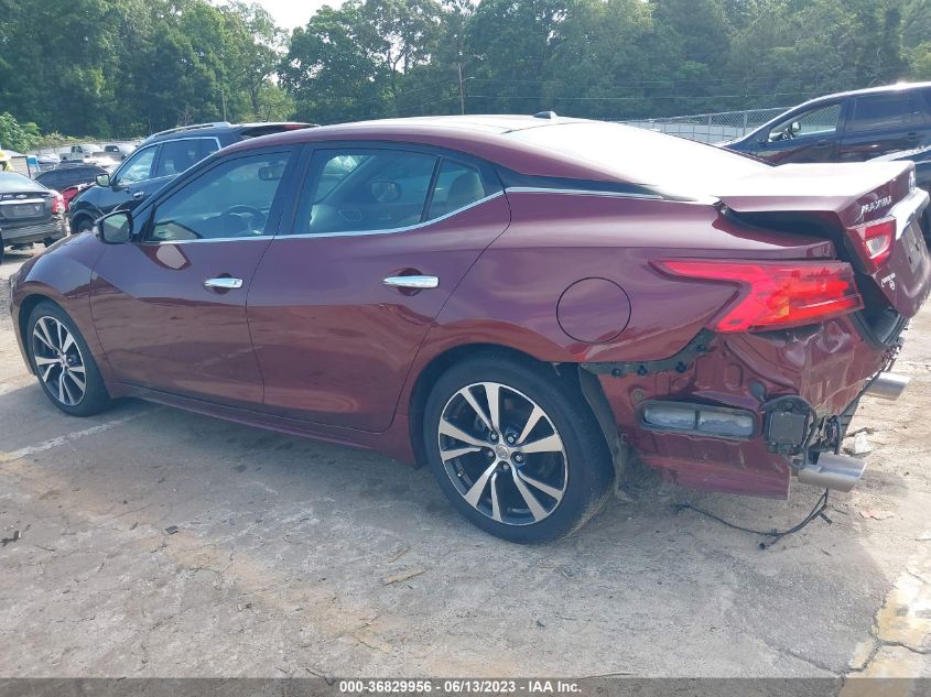 2017 NISSAN MAXIMA SL - 1N4AA6AP7HC390028