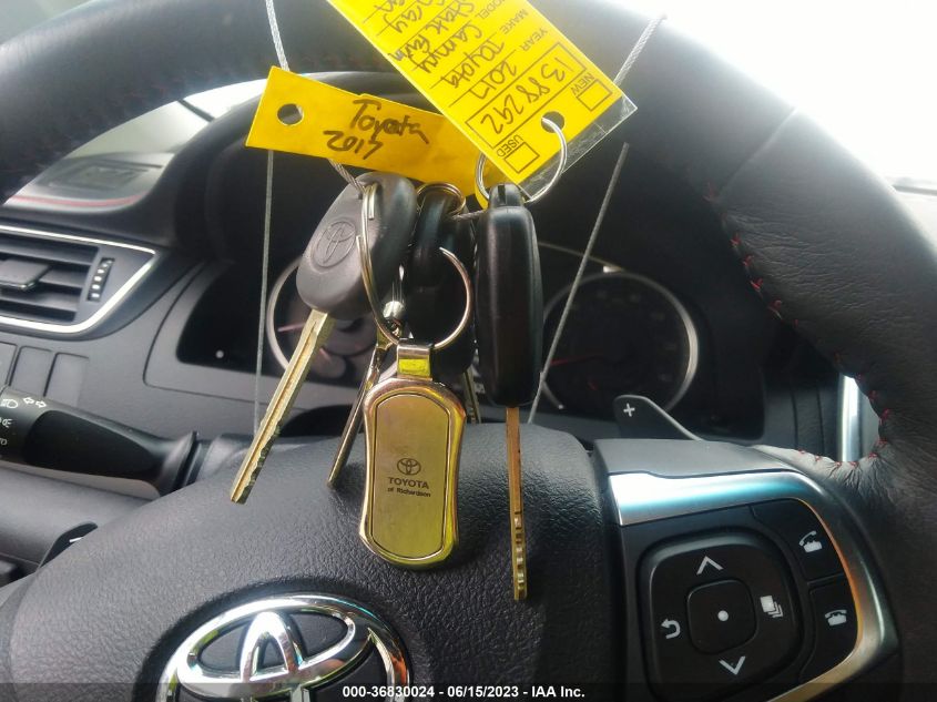 2017 TOYOTA CAMRY XLE/SE/LE/XSE - 4T1BF1FK0HU772276