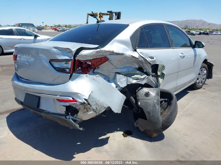 2022 KIA RIO LX - 3KPA24AD4NE448215