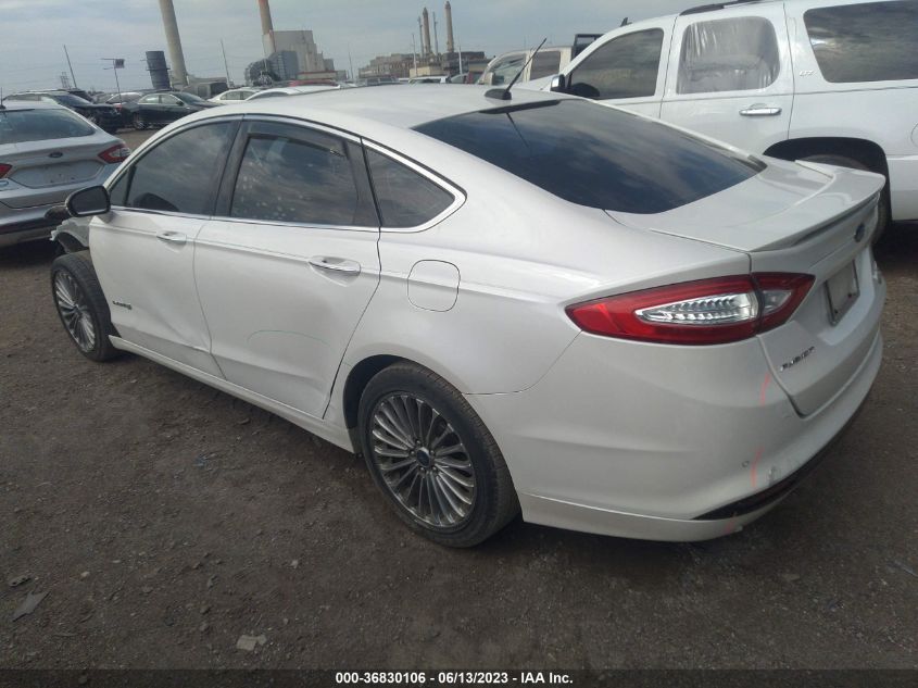 2013 FORD FUSION TITANIUM HEV - 3FA6P0RU9DR290147