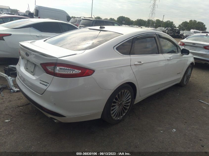 2013 FORD FUSION TITANIUM HEV - 3FA6P0RU9DR290147