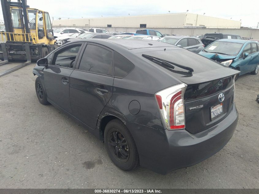 2015 TOYOTA PRIUS FOUR - JTDKN3DU3F0474512