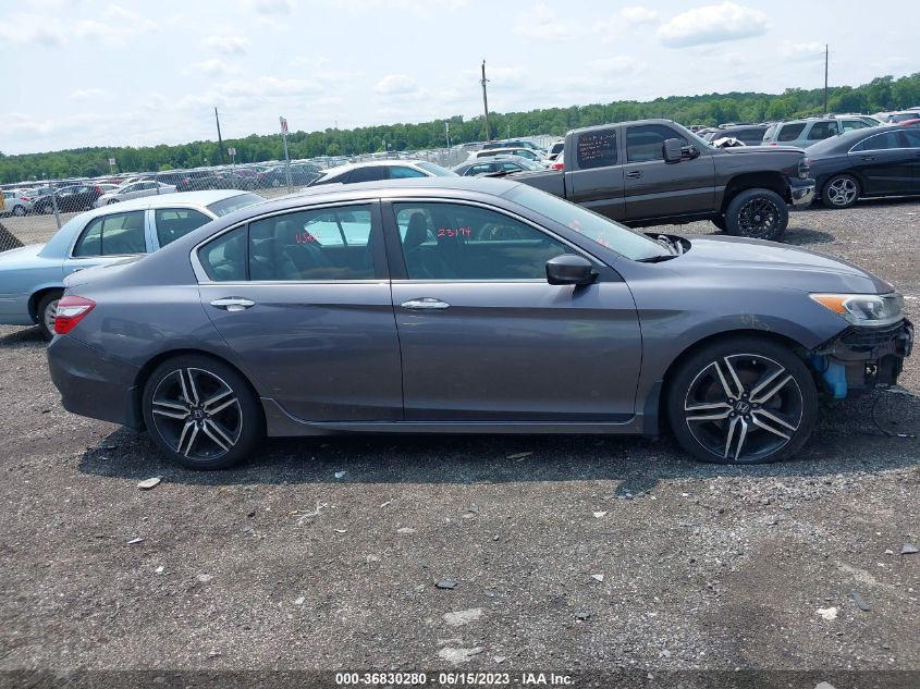 2016 HONDA ACCORD SEDAN SPORT - 1HGCR2F5XGA028265