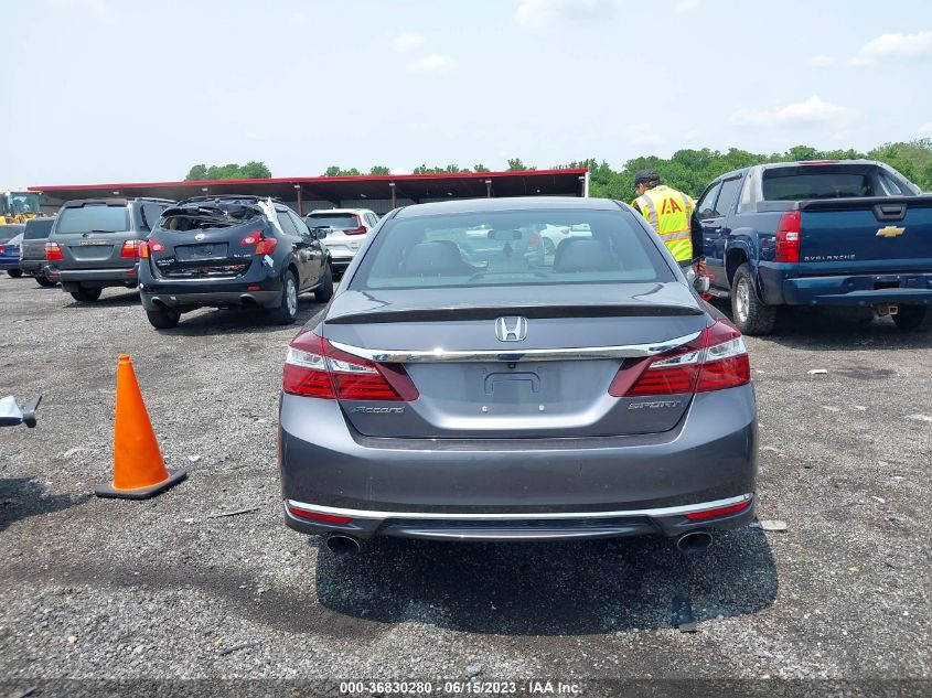 2016 HONDA ACCORD SEDAN SPORT - 1HGCR2F5XGA028265