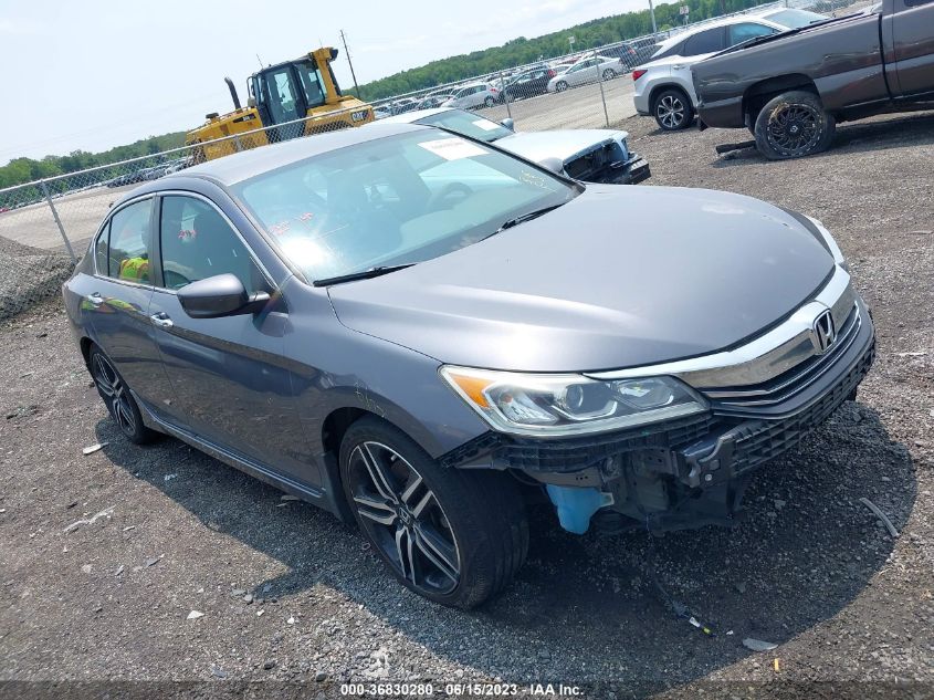 2016 HONDA ACCORD SEDAN SPORT - 1HGCR2F5XGA028265