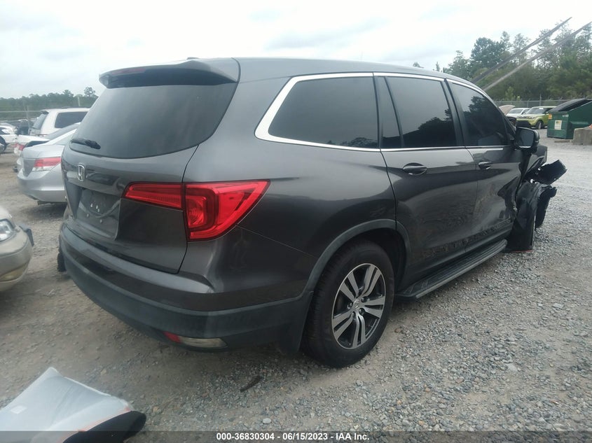 VIN 5FNYF5H54HB006752 2017 HONDA PILOT EX-L