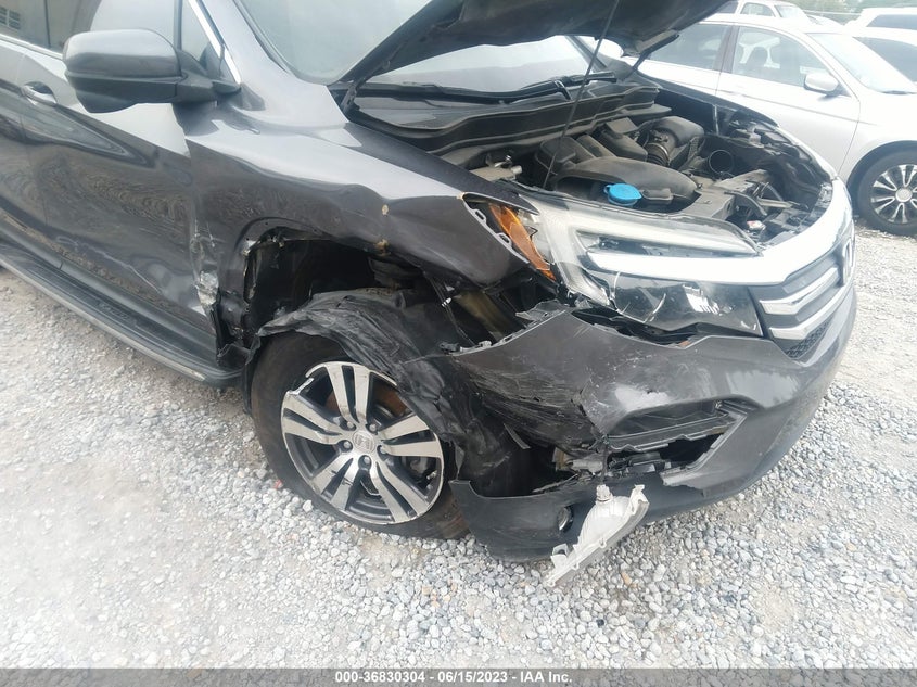 VIN 5FNYF5H54HB006752 2017 HONDA PILOT EX-L