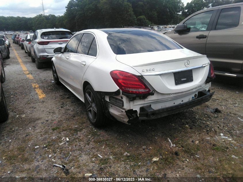 55SWF4JBXGU113321 2016 MERCEDES-BENZ C-CLASS, photo no. 3