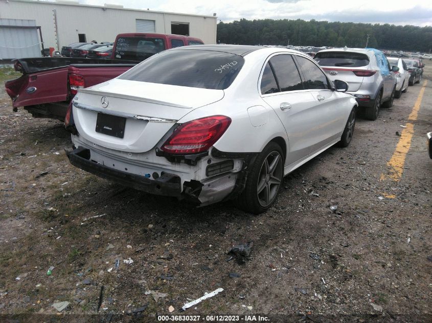 55SWF4JBXGU113321 2016 MERCEDES-BENZ C-CLASS, photo no. 4