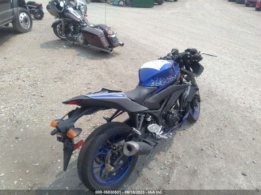 2021 YAMAHA YZFR3 A MH3RH18Y3MK006287