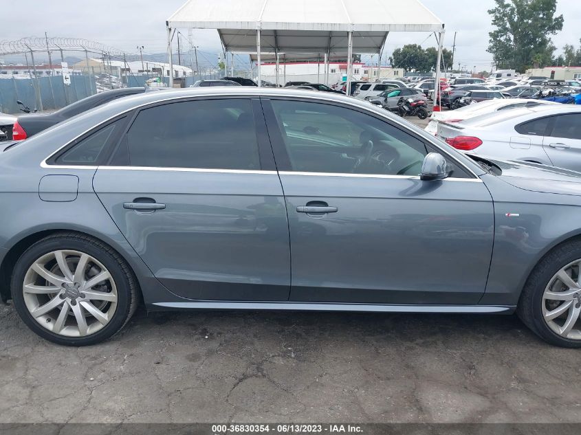 2014 AUDI A4 PREMIUM - WAUBFAFL0EN005978