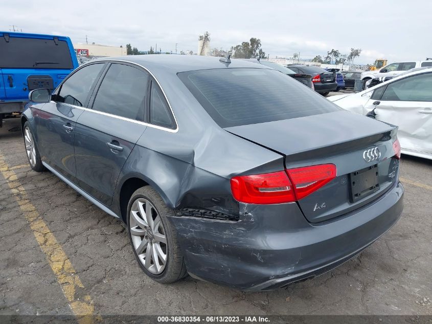 2014 AUDI A4 PREMIUM - WAUBFAFL0EN005978