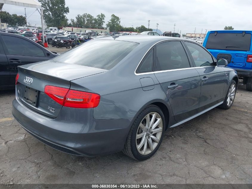 2014 AUDI A4 PREMIUM - WAUBFAFL0EN005978