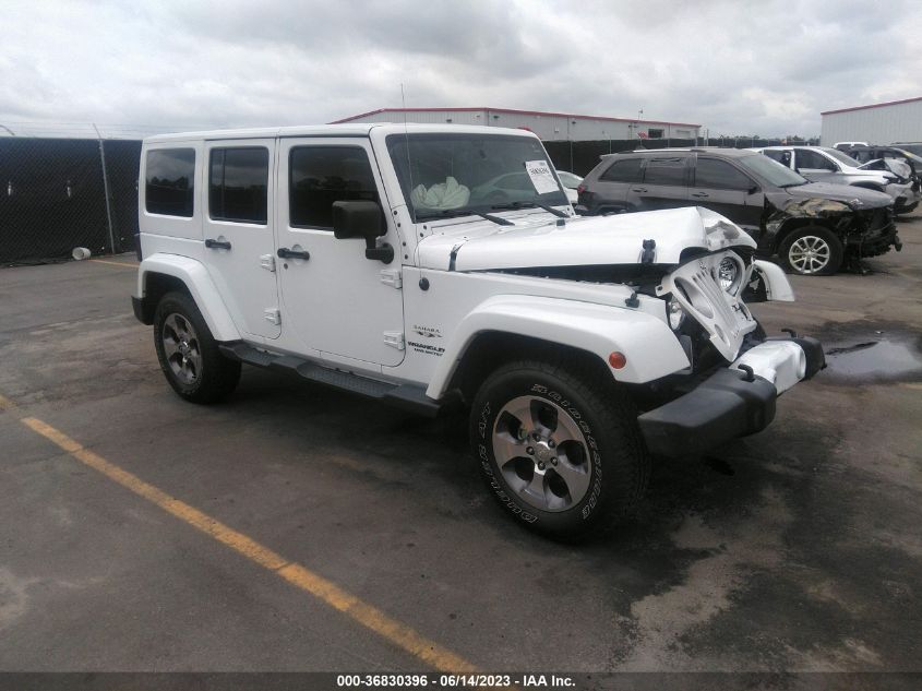 2016 JEEP WRANGLER UNLIMITED SAHARA - 1C4BJWEGXGL250885
