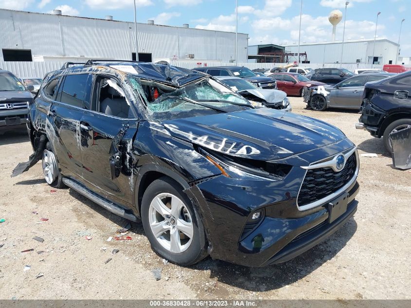 2022 TOYOTA HIGHLANDER HYBRID LE - 5TDZARAH3NS514989