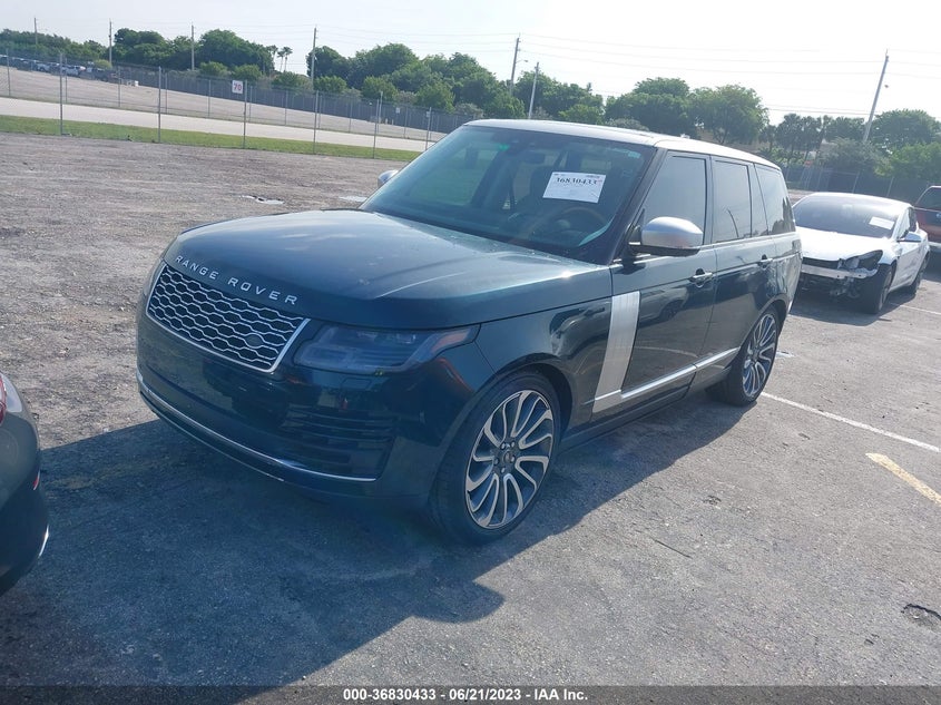 VIN SALGS2RK6JA387327 2018 LAND ROVER RANGE ROVER HSE