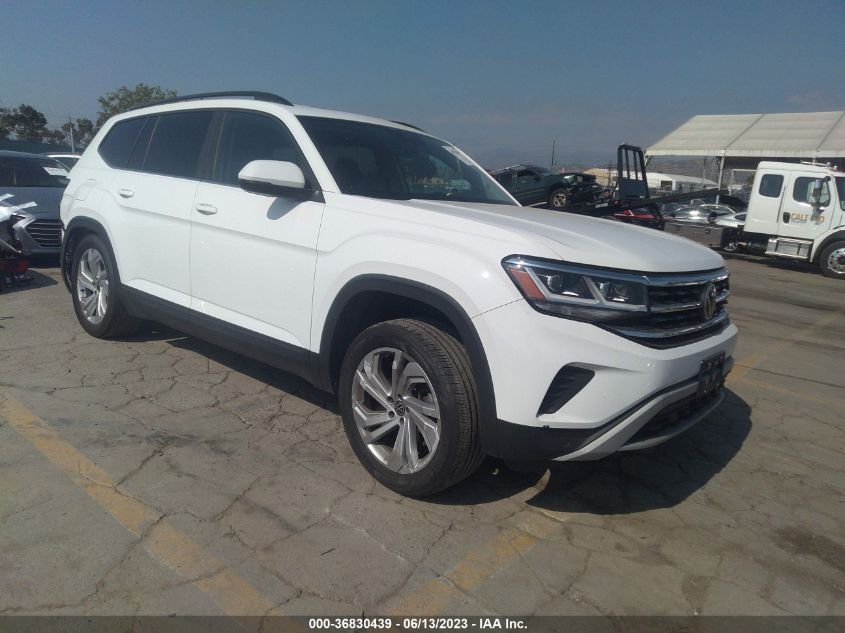 2021 VOLKSWAGEN ATLAS 3.6L V6 SE W/TECHNOLOGY - 1V2JR2CA4MC515497