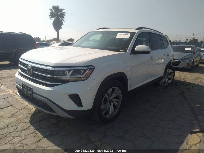 2021 VOLKSWAGEN ATLAS 3.6L V6 SE W/TECHNOLOGY - 1V2JR2CA4MC515497