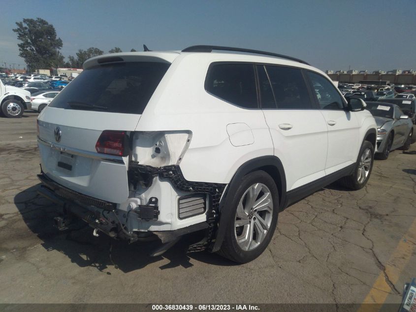 2021 VOLKSWAGEN ATLAS 3.6L V6 SE W/TECHNOLOGY - 1V2JR2CA4MC515497