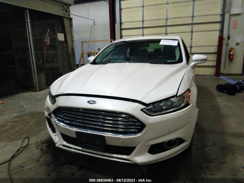 2014 FORD FUSION TITANIUM HYBRID - 3FA6P0RU2ER378216