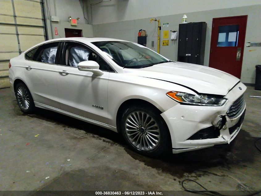 2014 FORD FUSION TITANIUM HYBRID - 3FA6P0RU2ER378216