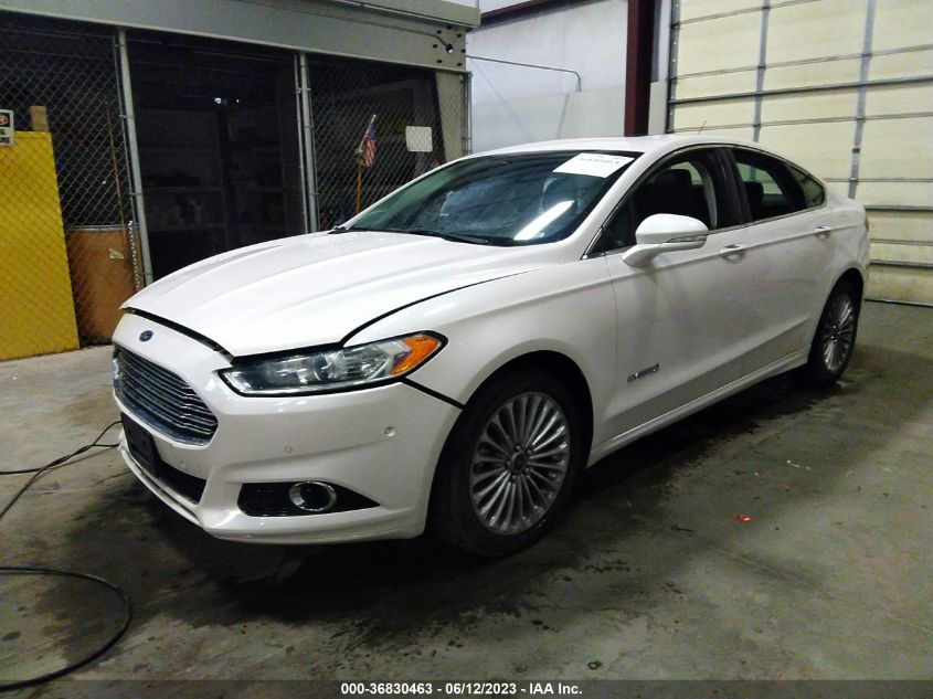 2014 FORD FUSION TITANIUM HYBRID - 3FA6P0RU2ER378216