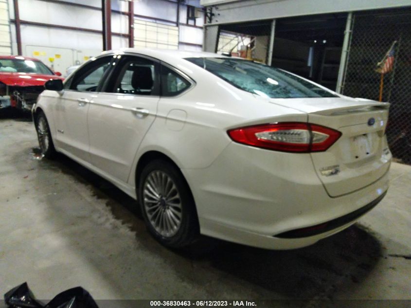 2014 FORD FUSION TITANIUM HYBRID - 3FA6P0RU2ER378216