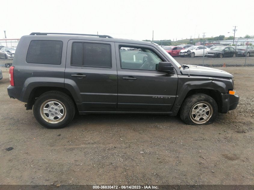 2017 JEEP PATRIOT SPORT - 1C4NJPBA0HD149546