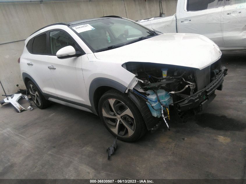 2017 HYUNDAI TUCSON LIMITED - KM8J33A21HU590433