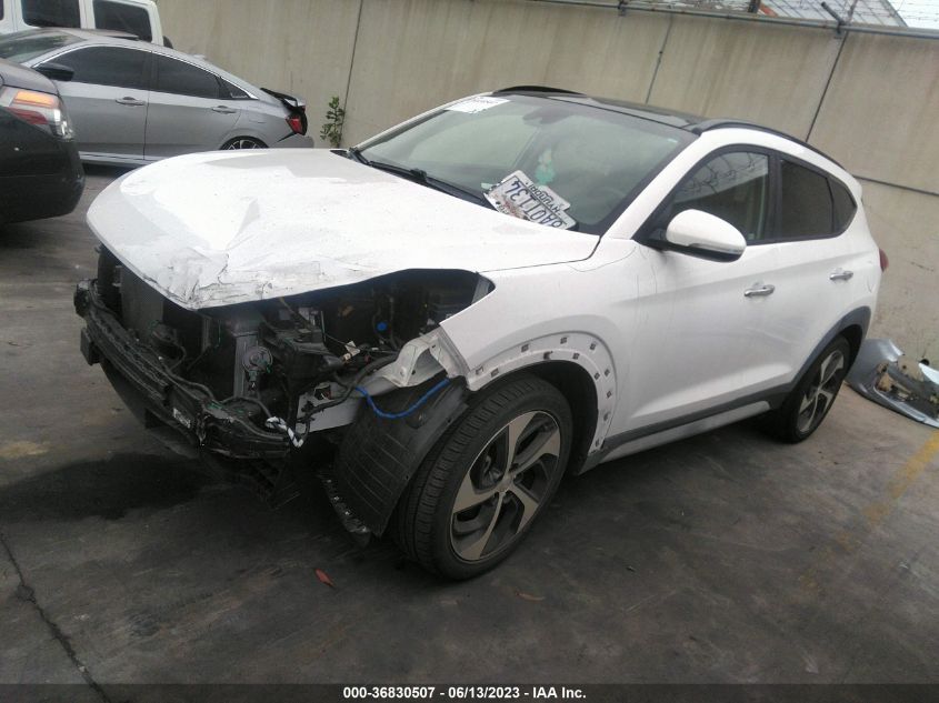 2017 HYUNDAI TUCSON LIMITED - KM8J33A21HU590433